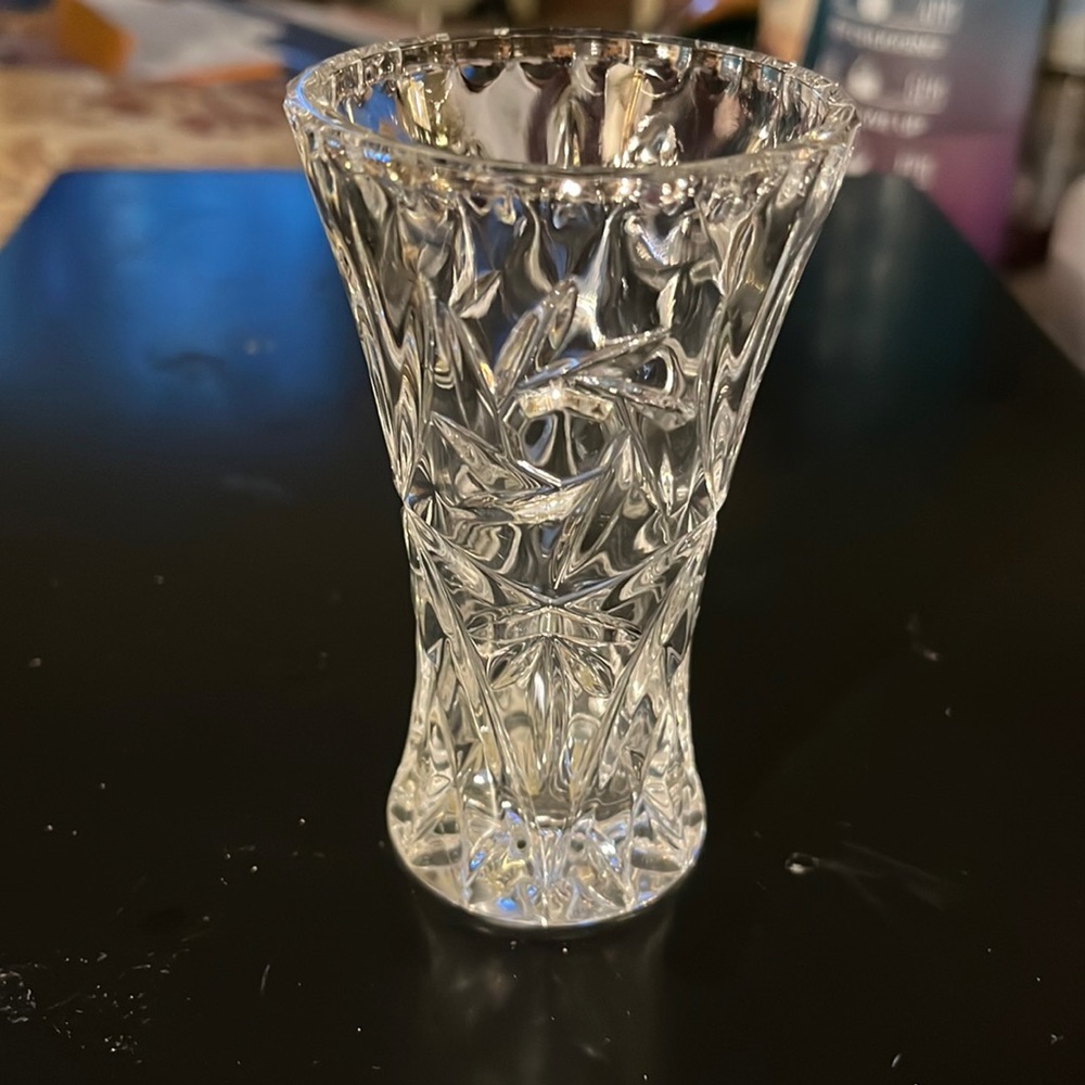 COPY - Lenox Star Bud Vase Collection Fine Lead Crystal Flared Made in Czech Re…